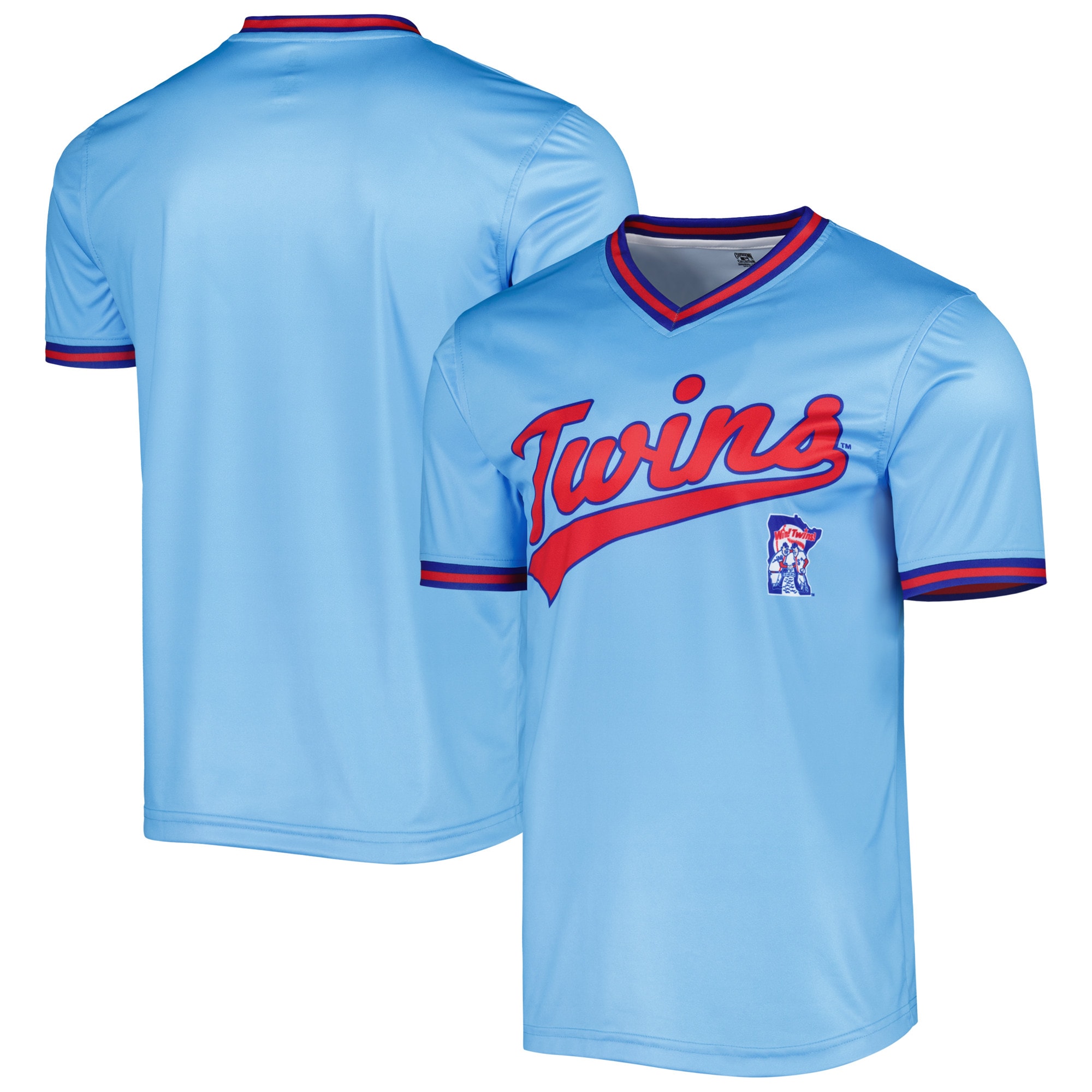 Men’s Minnesota Twins Stitches Light Blue Cooperstown Collection Team Jersey