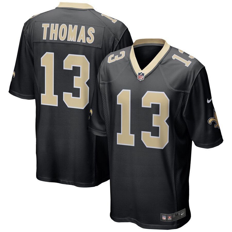 Michael Thomas New Orleans Saints Team Color Game Jersey Black 2019