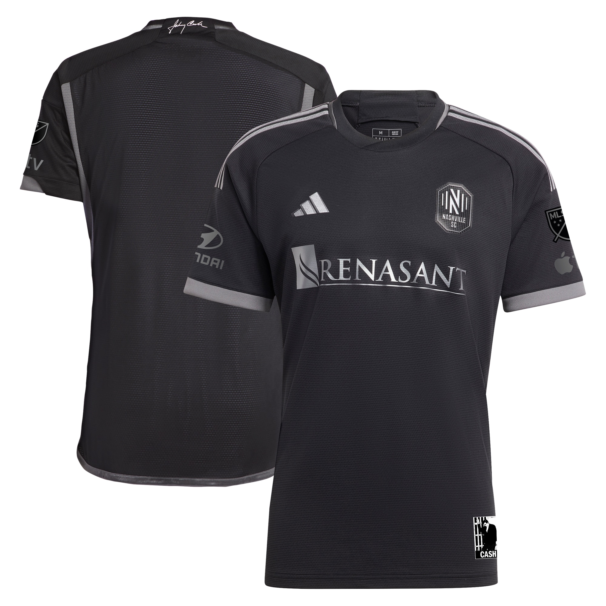 Nashville SC 2023 Man In Black Kit Authentic Jersey – Black