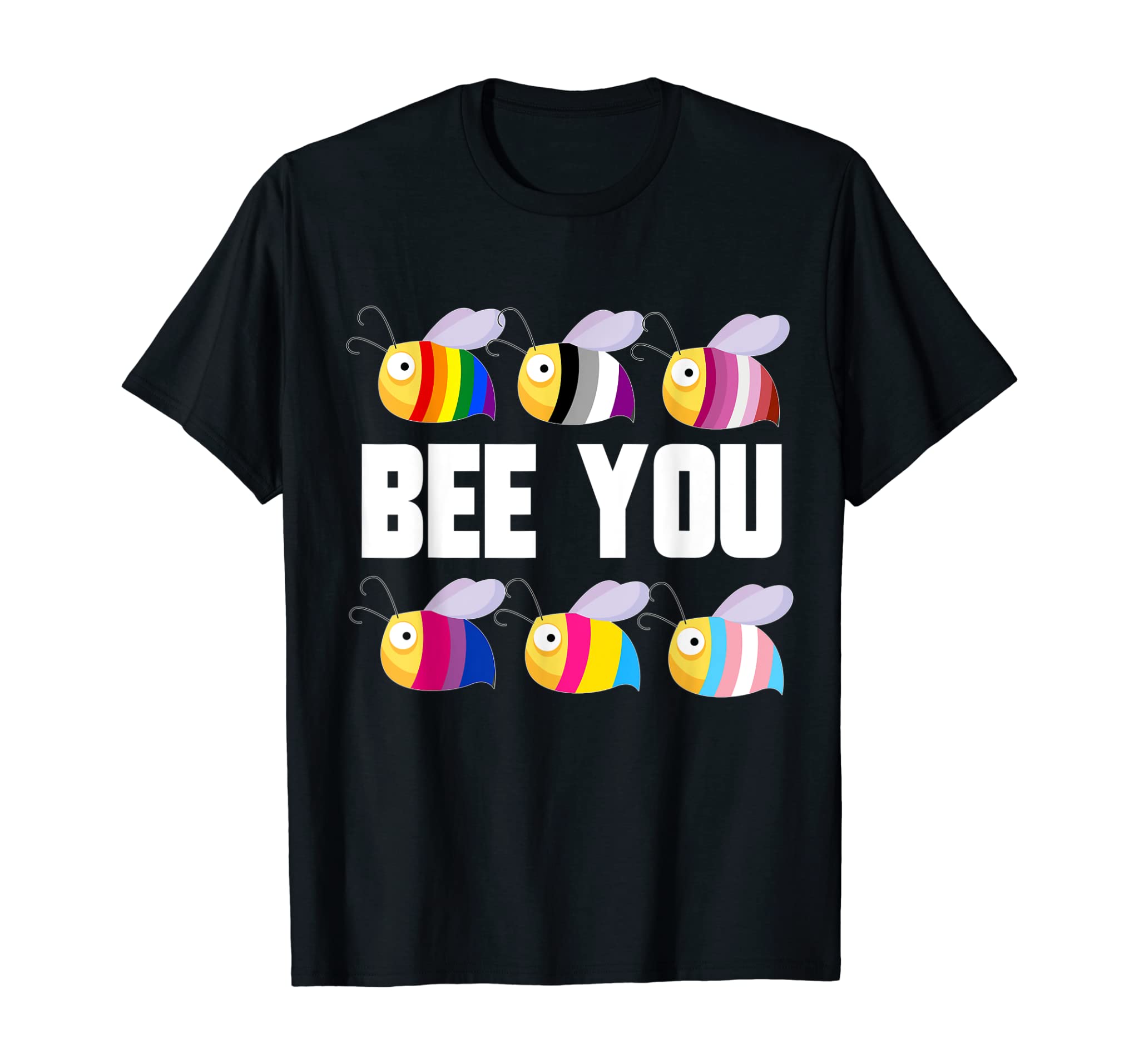 Be You Bee Gay Lesbian Pride Lgbt Awareness Funny T-Shirt