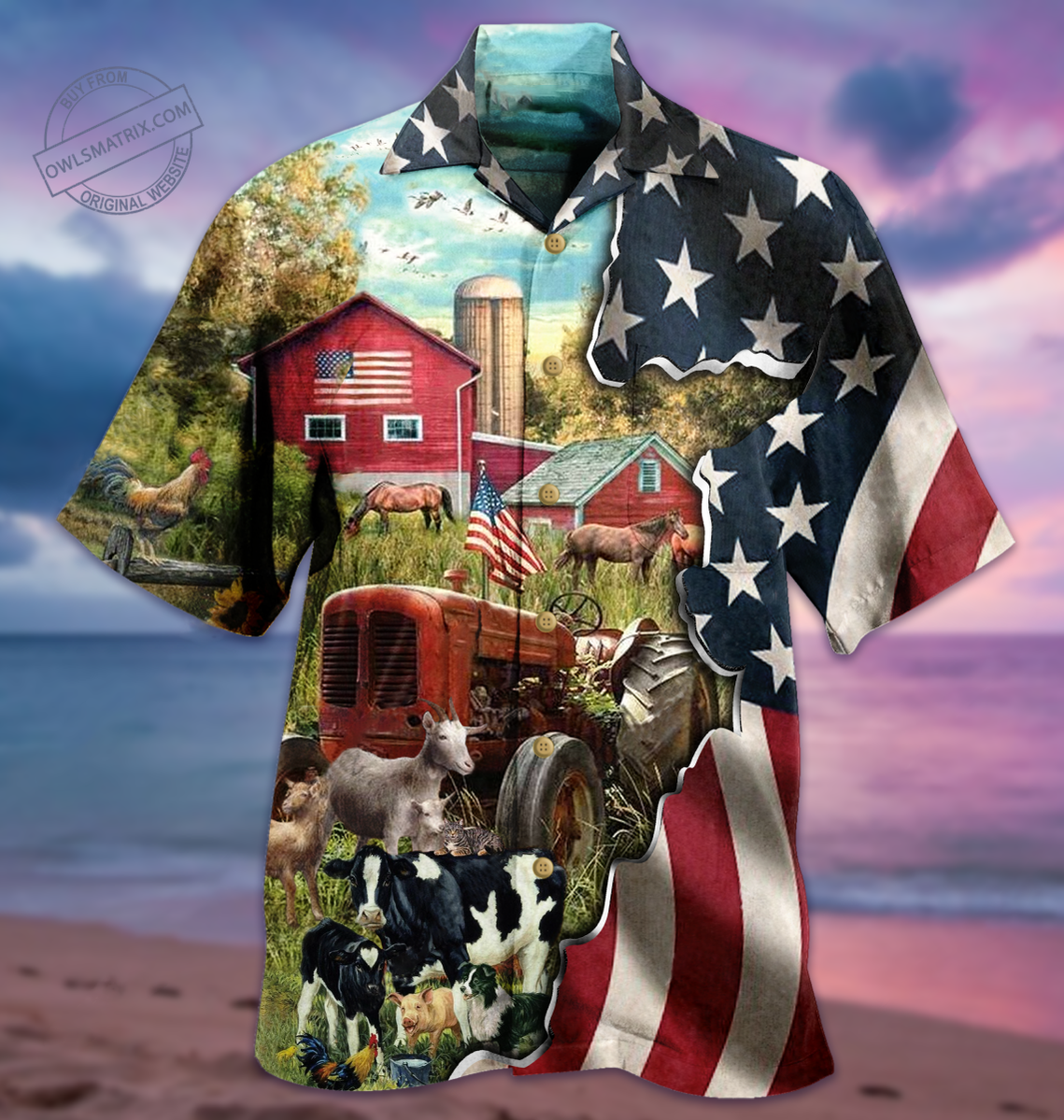 Farmer Patriotic Limited Hawaii Shirt Ha16899