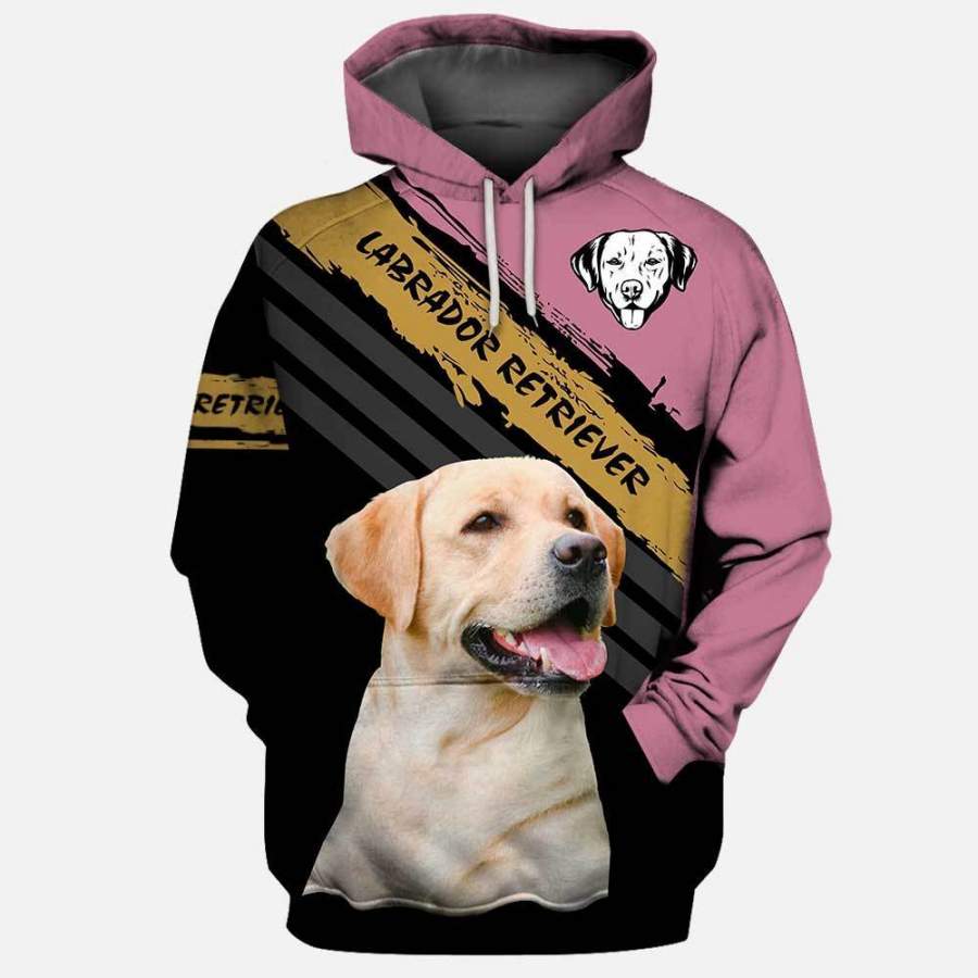 Labrador Retriever Hoodie 3D Full Printing