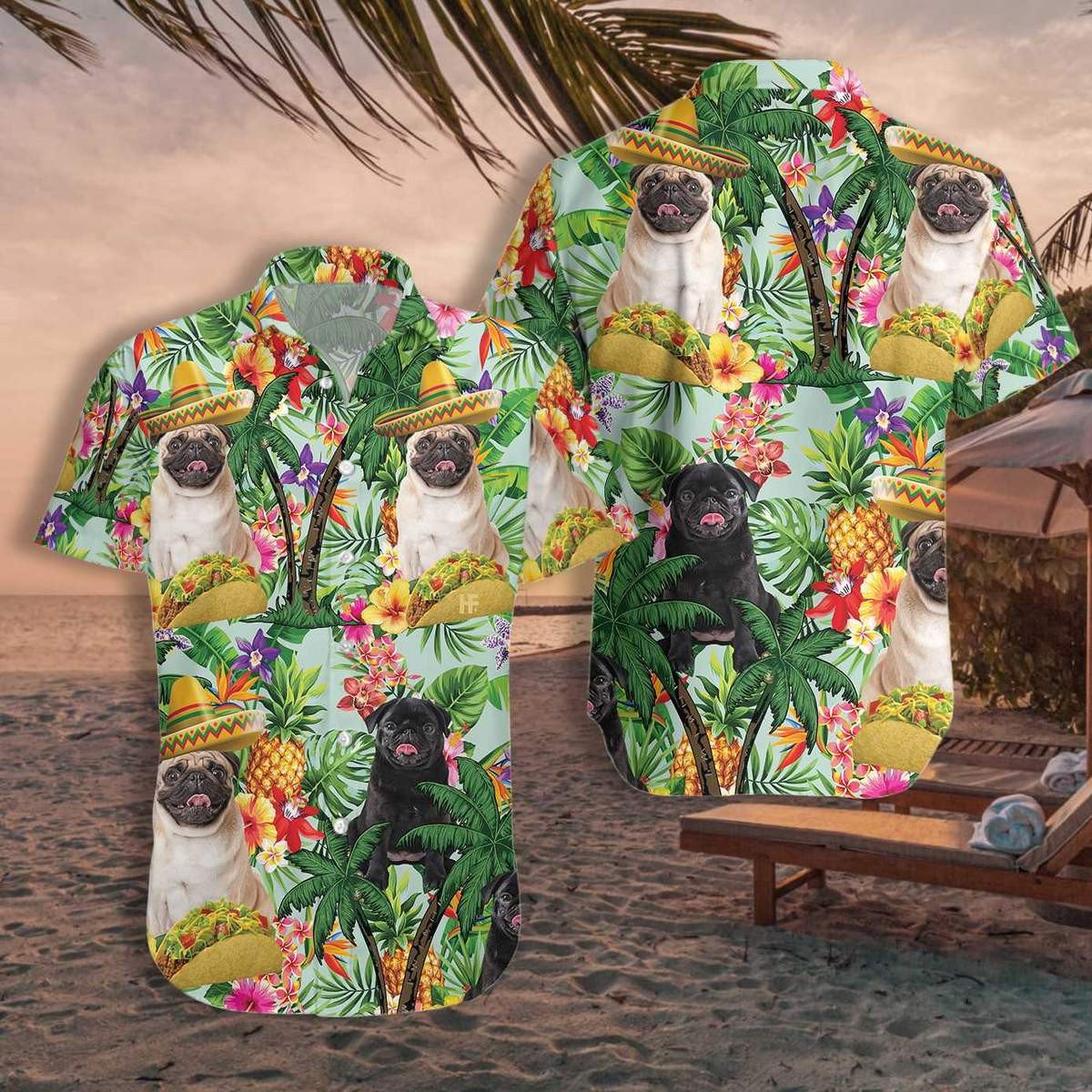 Taco Pug Are Ready For Summer Hawaii Shirt Unisex Adult Ha43249