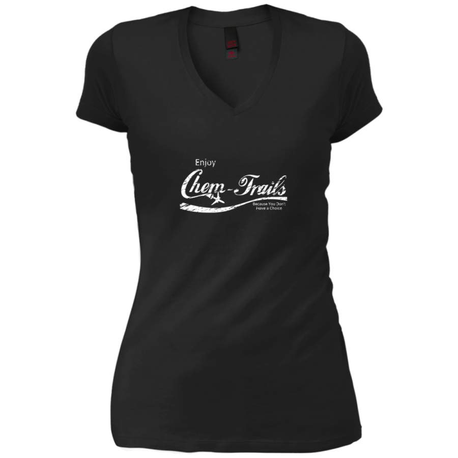 AGR Chem Trails Pilot Ladies V-Neck