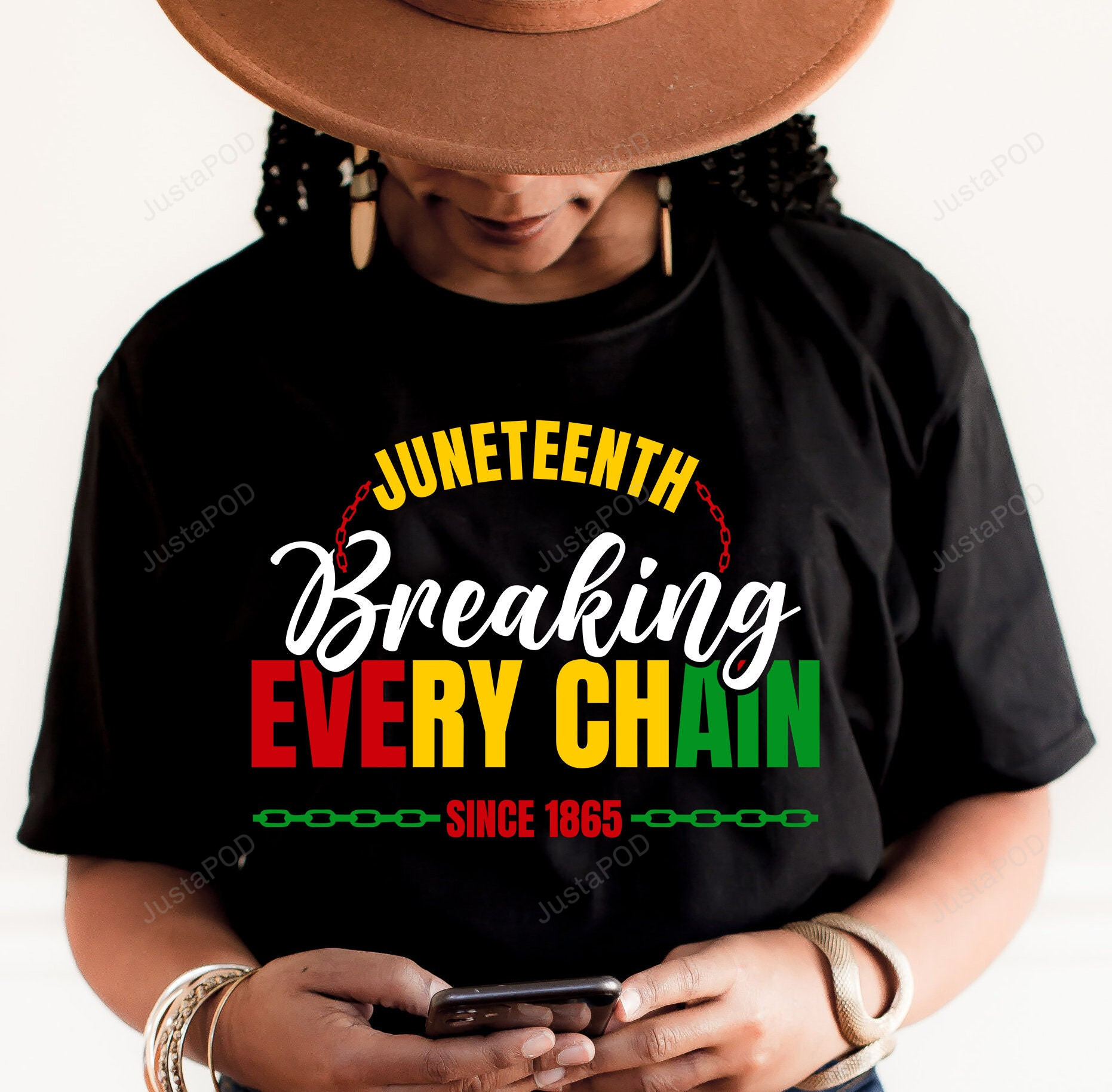 Juneteenth Shirt, Breaking Every Chain Shirt, Since 1865 Shirt, Black History Shirt, Freedom Juneteenth Shirt, Freedom Day Shirt, Black Power Shirt, Gifts For Black Woman