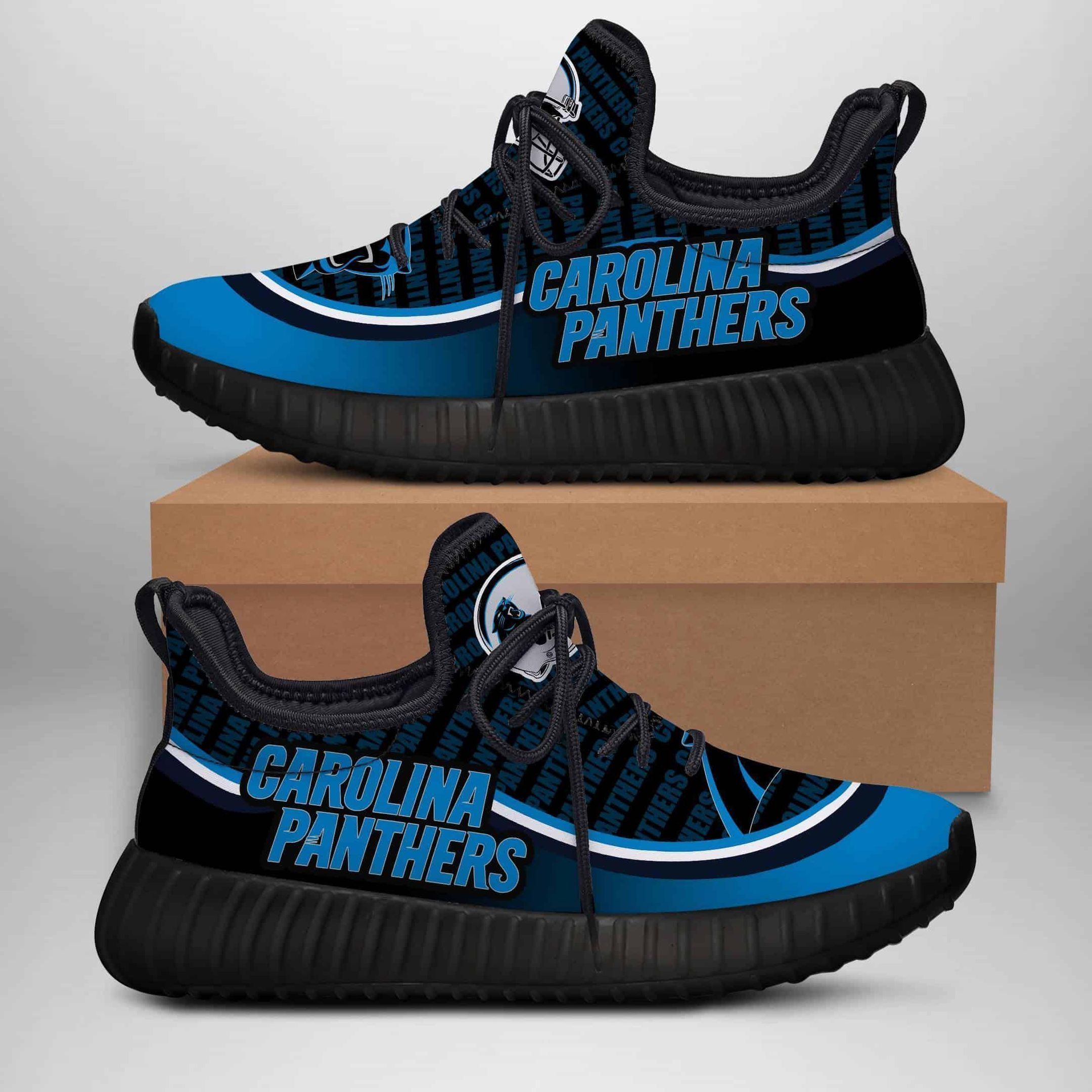 Carolina Panthers Yeezy Boost 350 V2 Shoes Top Trending Custom Shoes Gift