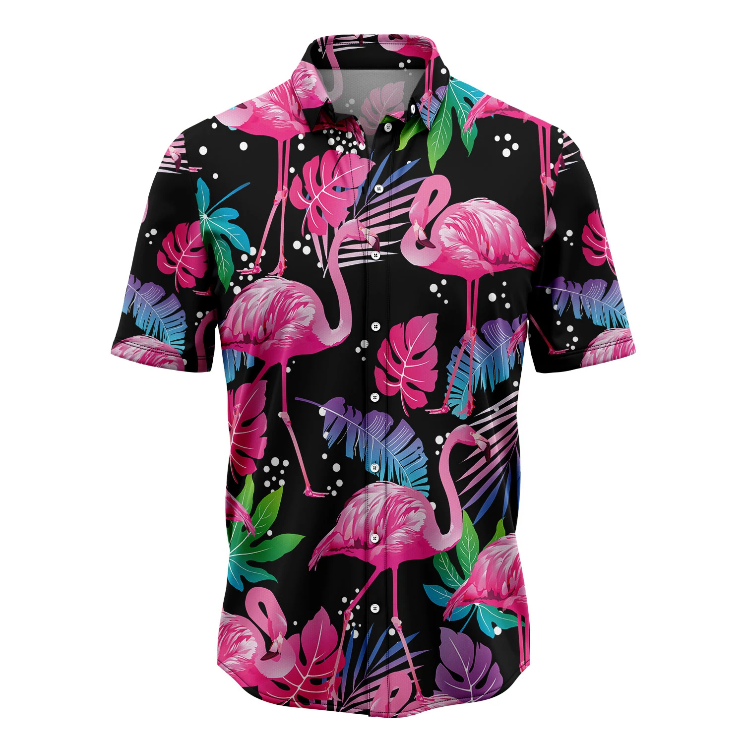 Flamingo Leaf Summer Hawaii Hawaii Shirts For Aloha Beach Shirt Ha84982