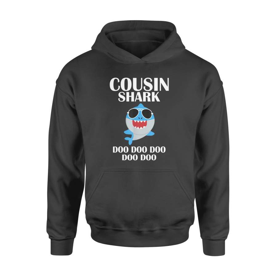 Cousin Shark T Shirt Doo Doo Doo Fathers Day Cousin Shirt – Standard Hoodie