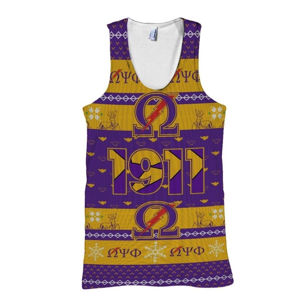 Masonstars Tank Top – Lux Omega Psi Phi Thunder Christmas Tank Top J5