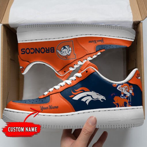 Denver Broncos Personalized Af1 Shoes Bg16