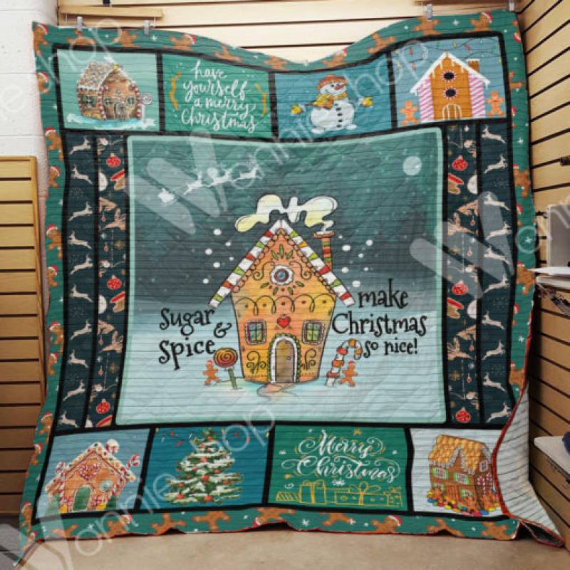 Gingerbread House Christmas Blanket AU2101 97O50