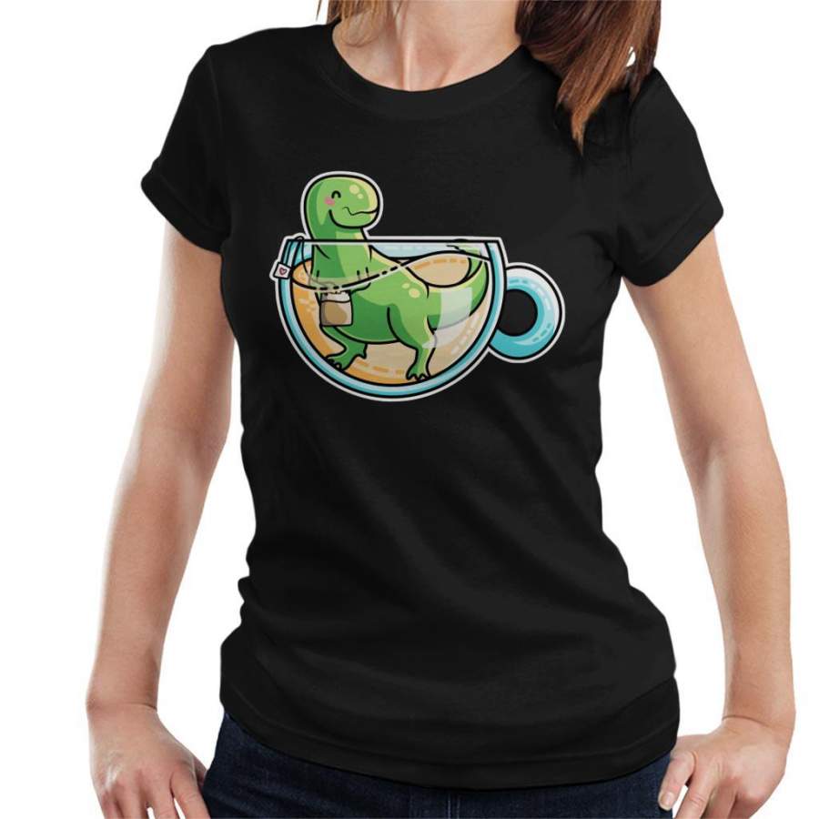 Tea Rex Dinosaur Women’s T-Shirt