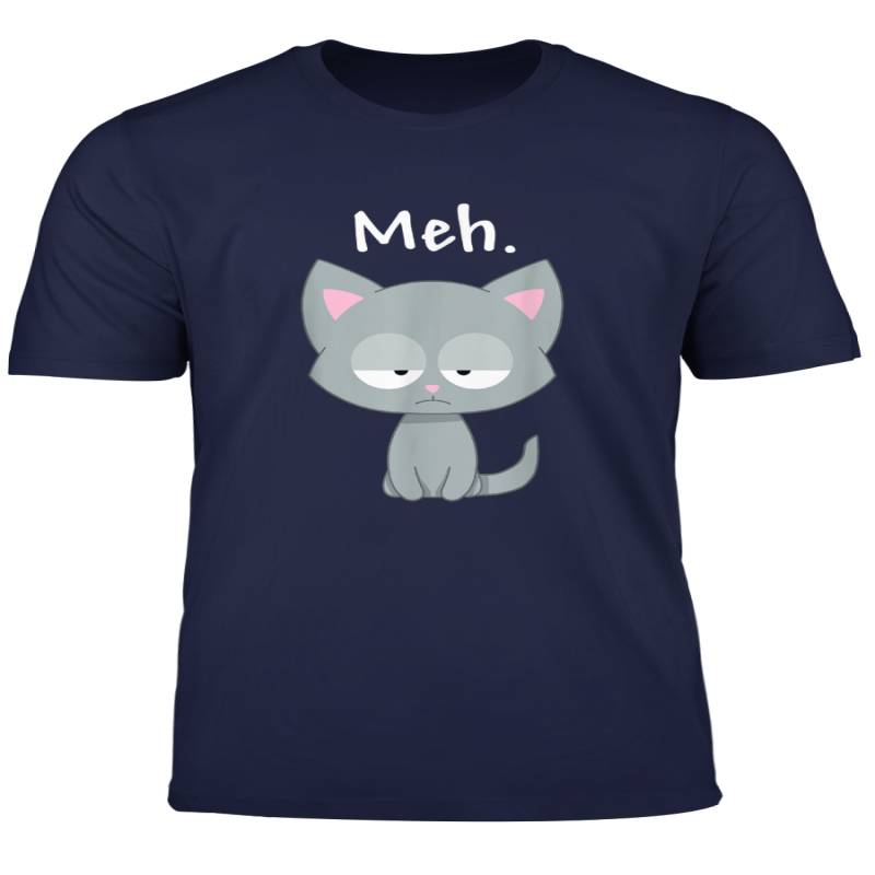 Meh Kitten Whatever Kitty Cat T Shirt