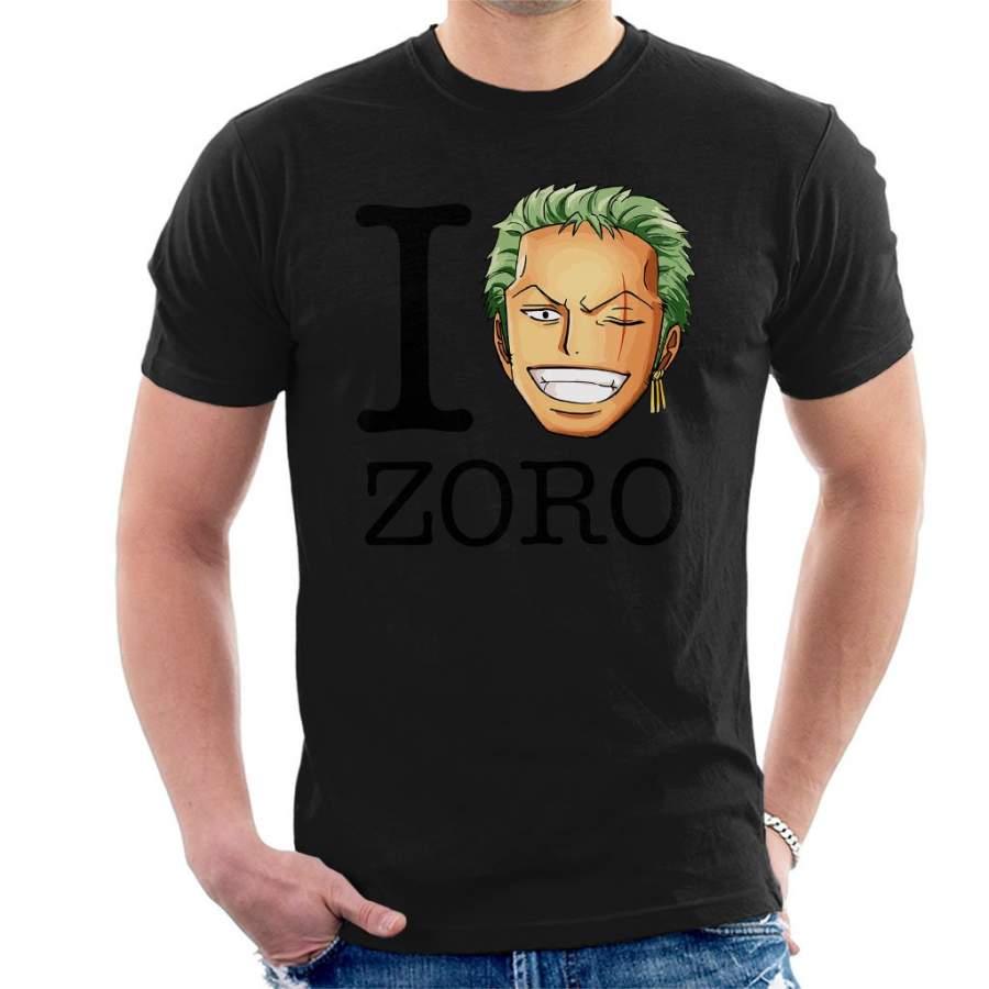 I Heart Roronoa Zoro One Piece Men’s T-shirt