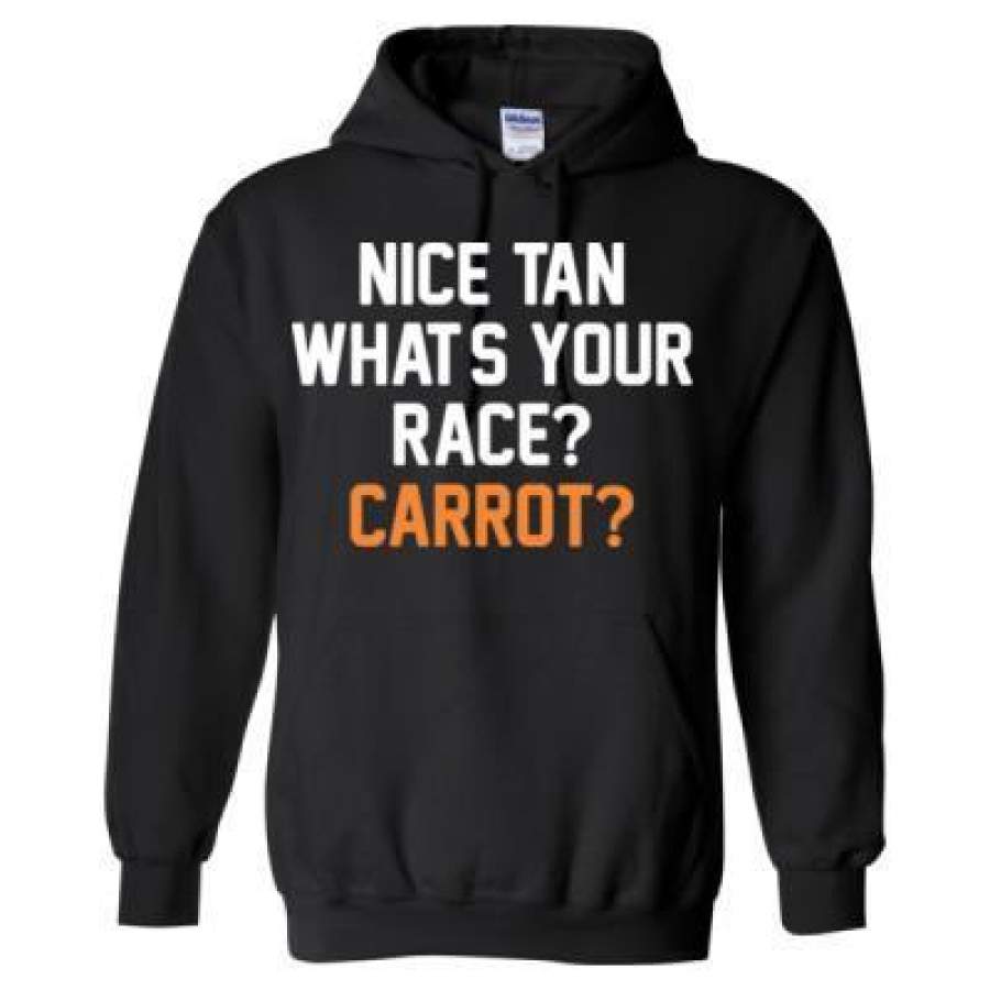 AGR Nice Tan Whats Your Race Carrot – Heavy Blend™ Hooded Sweatshirt