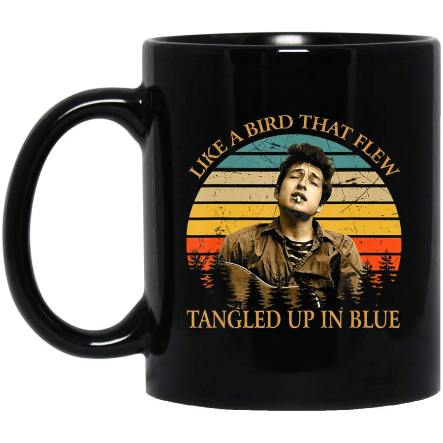 Vintage Retro Bob Dylan Love Music Gift Coffee Mug