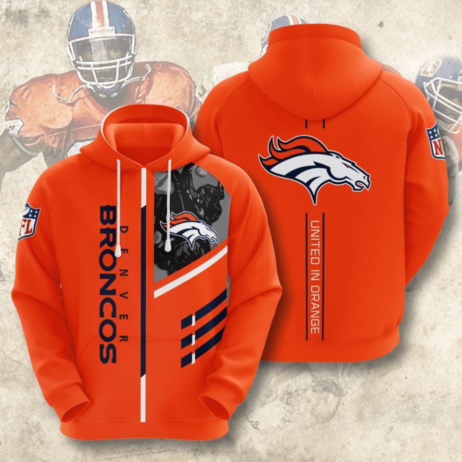 Denver Broncos Fans 3D All Over Designed Hoodie Gifts For Denver Broncos Fans Denver Broncos Lovers