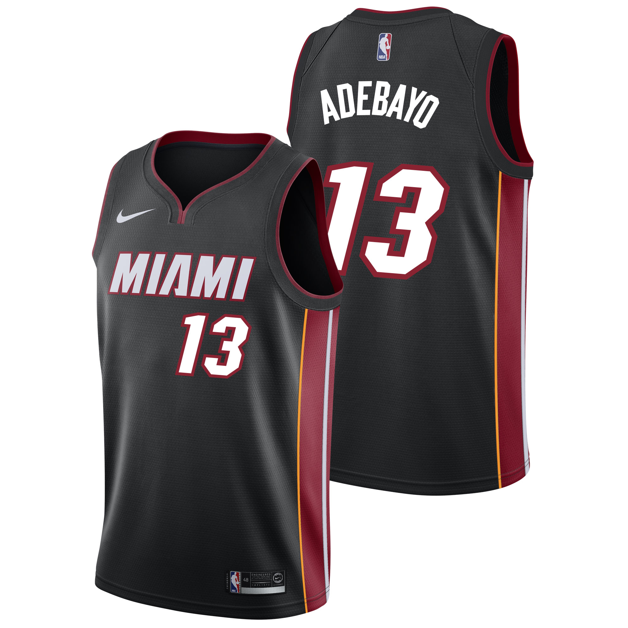 Miami Heat Icon Swingman Jersey – Bam Adebayo – Mens