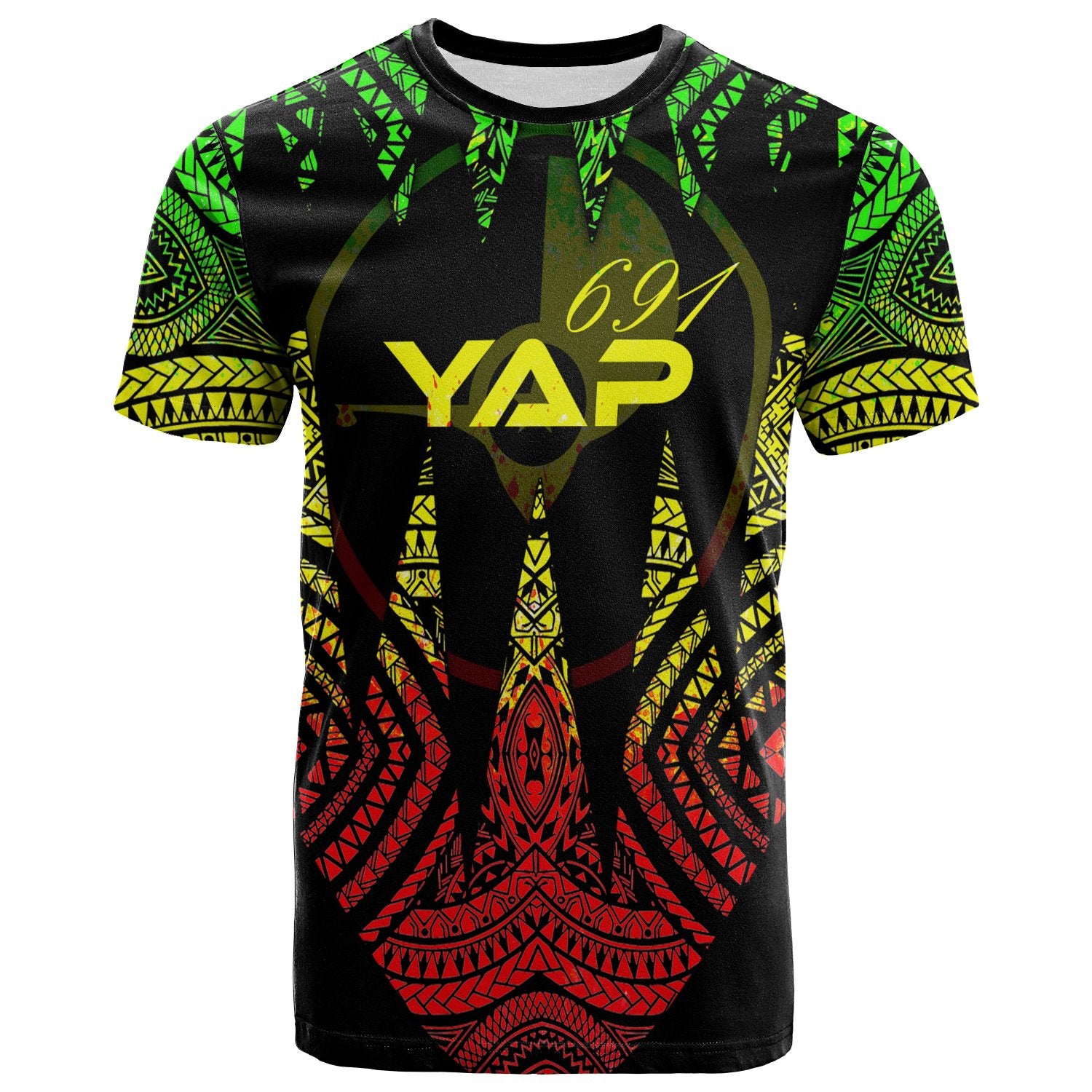 Yap T-Shirt – Micronesian Teeth Shark Style Reggae