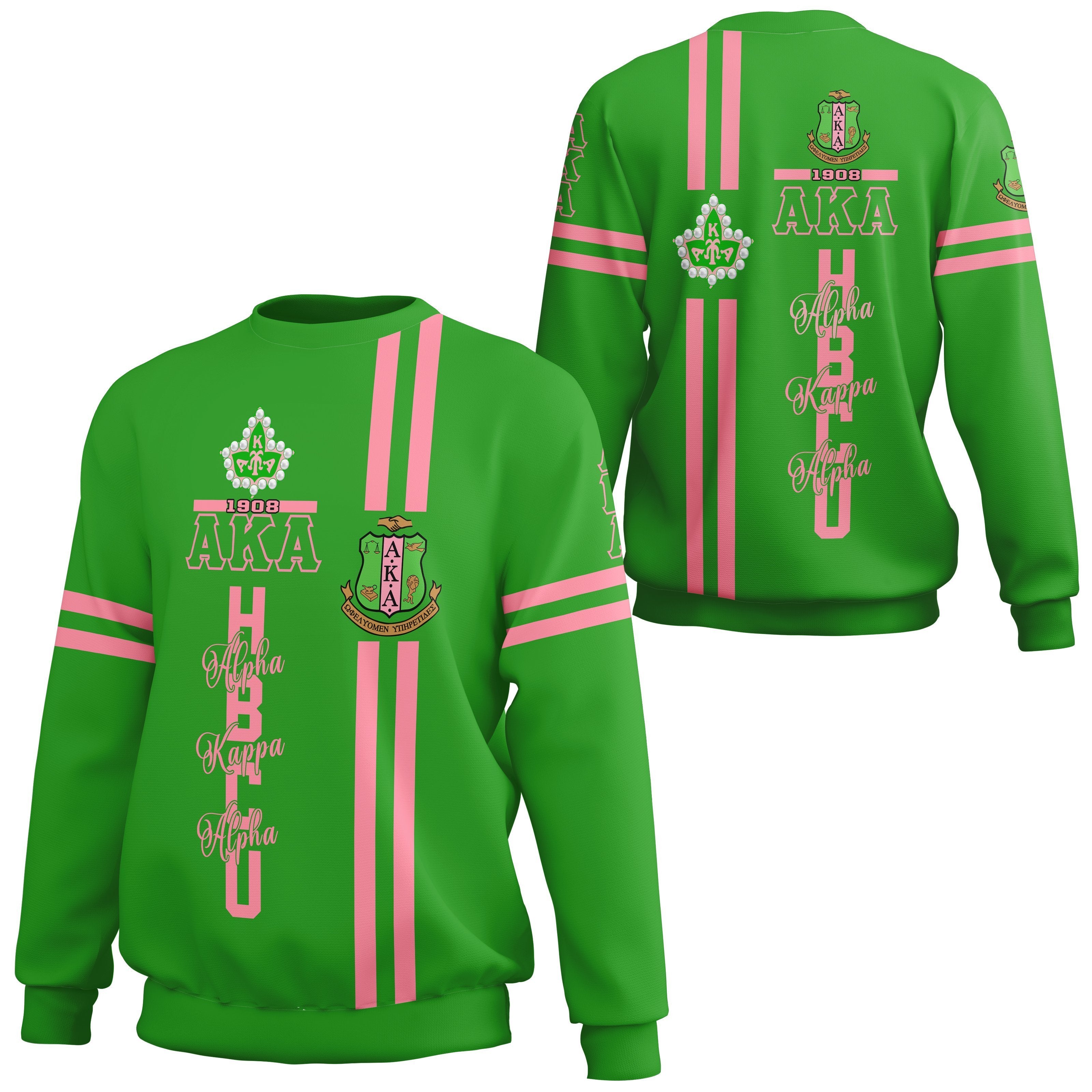 Greek Life Sweatshirt – Hbcu Alpha Kappa Alpha Ivy League Sweatshirt J5