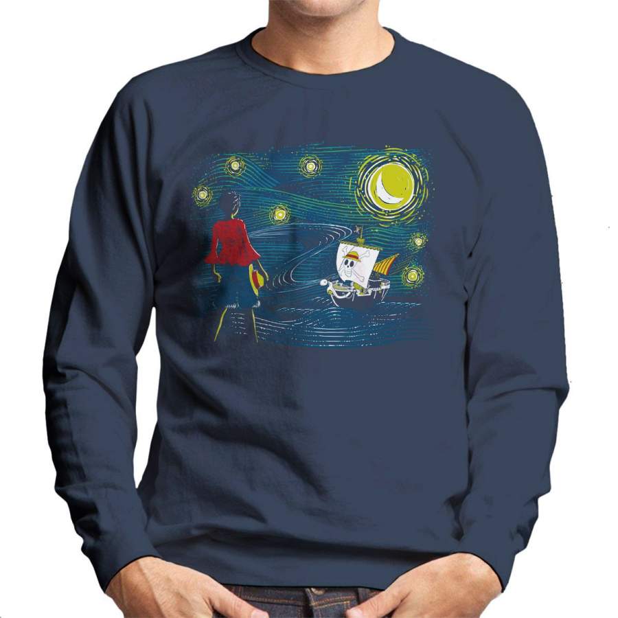 Starry Sea One Piece Men’s Sweatshirt