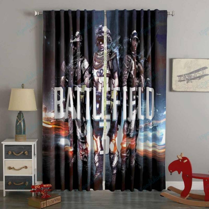 3D Printed Battlefield Style Custom Living Room Curtains