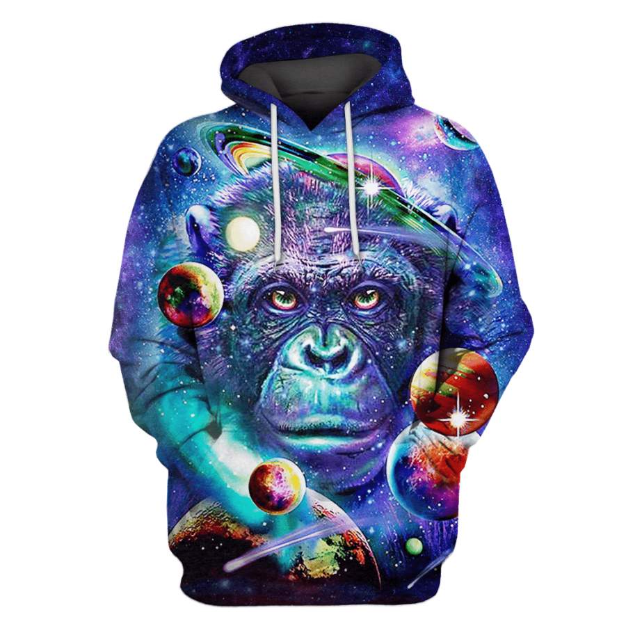 Monkey in the space Custom T-shirt – Hoodies Apparel