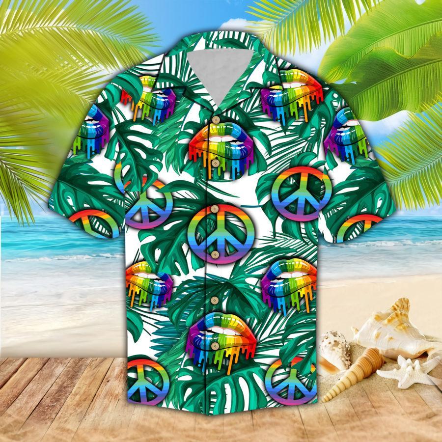 Hippie Peace Hawaii Shirt For Men Women Ha58821