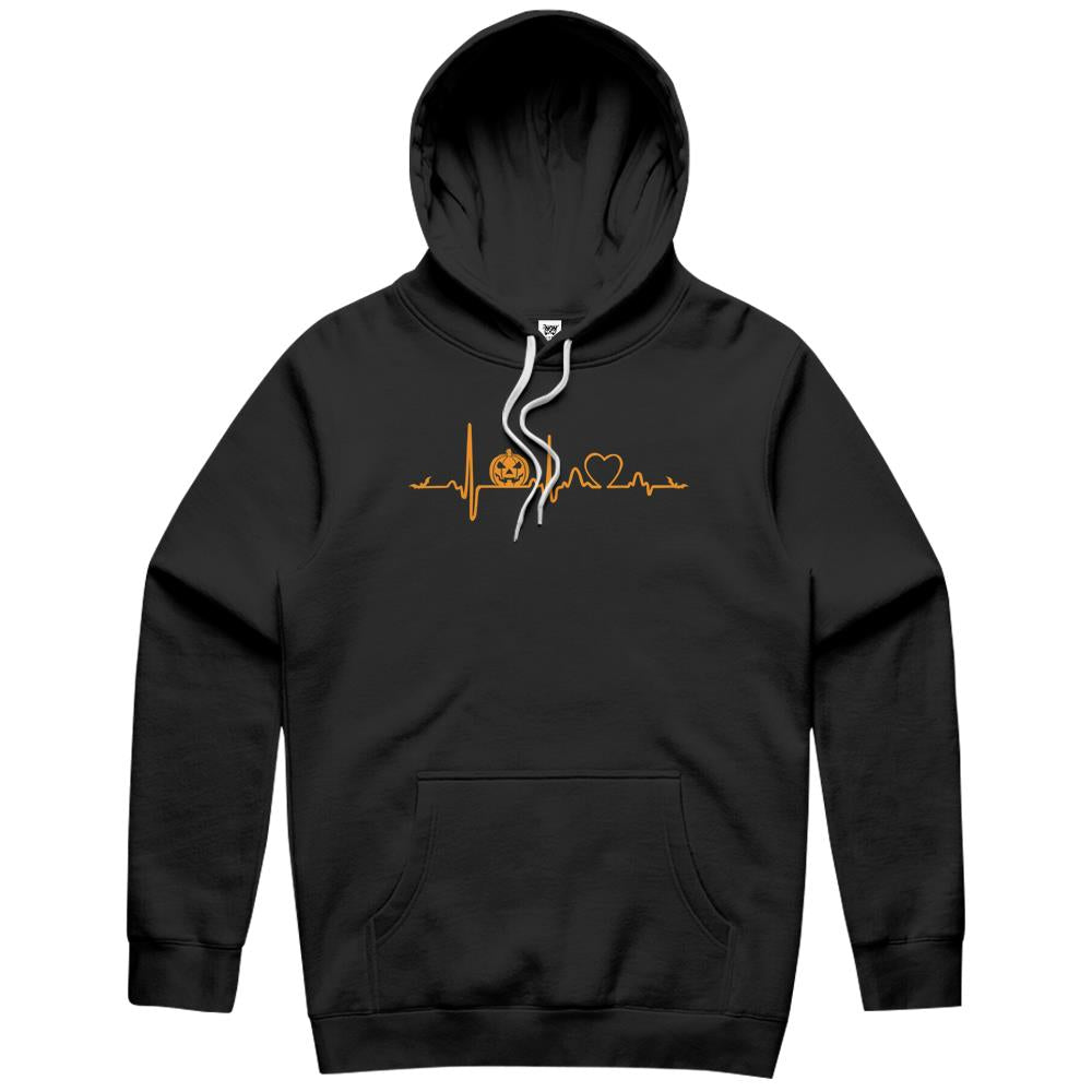 Halloween Hoodie, Halloween Shirts For Women Men, Halloween Hoodie, Pumpkin Heartbeat Halloween Hoodie - Ideas for Halloween 2024