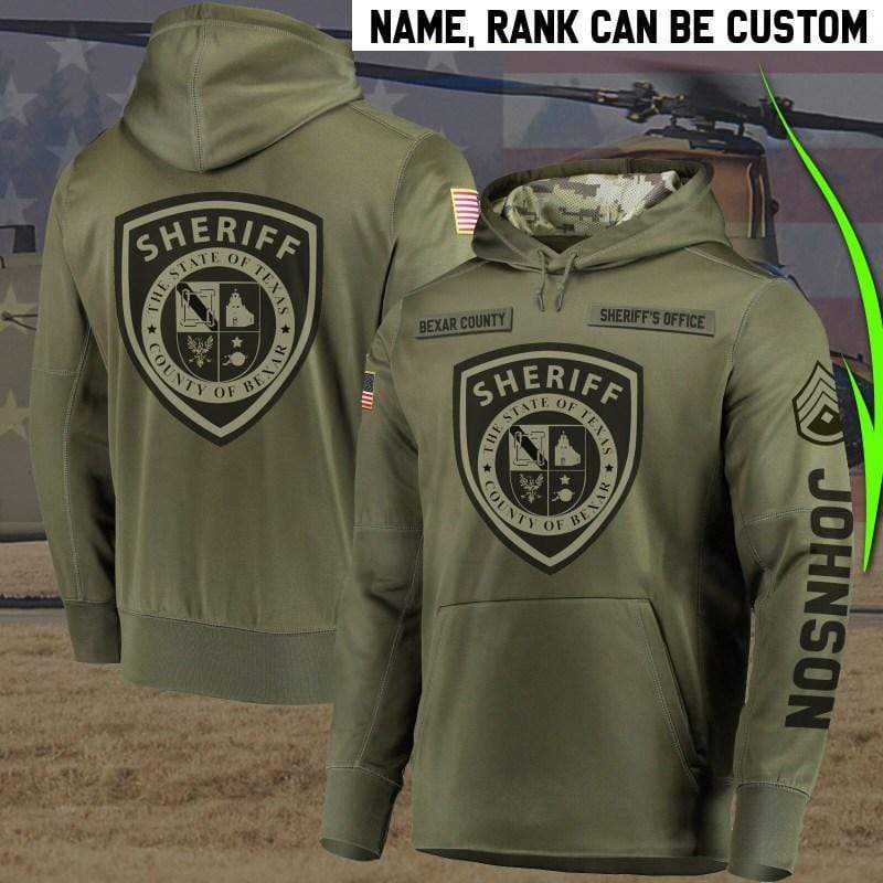 Personalized Custom Name Sheriff Hoodie 3D #110321l