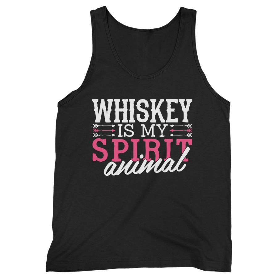 Whiskey Is My Spirit Animal Man’s Tank Top