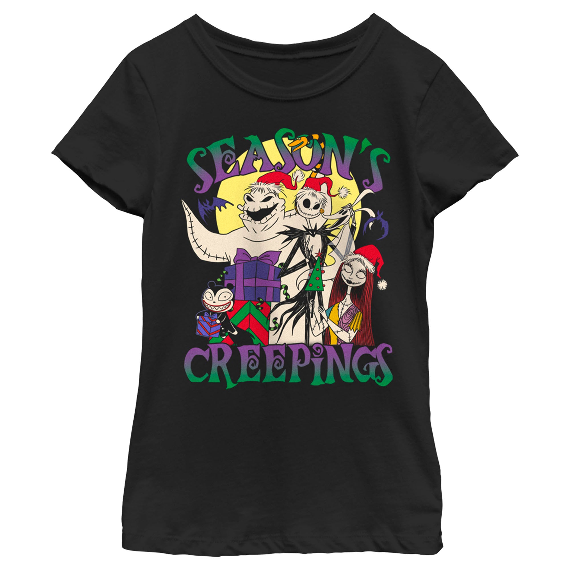 Girl’S The Nightmare Before Christmas Season’S Creepings T-Shirt