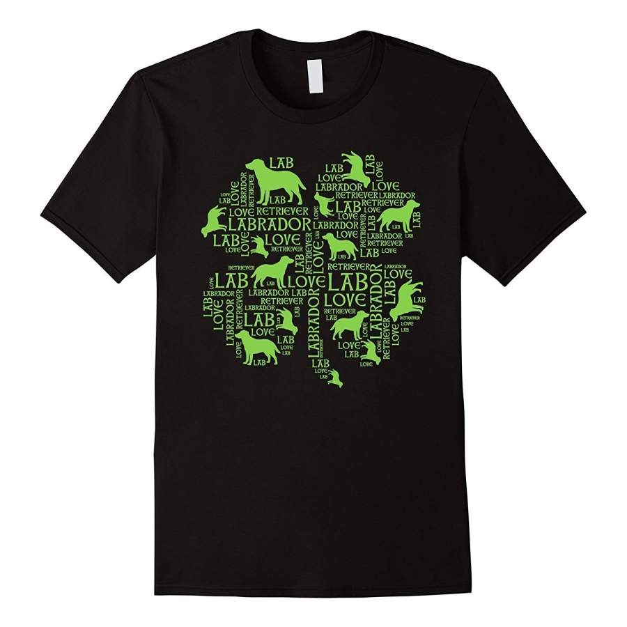 Labrador St. Patrick’s Day Irish T-Shirt – Clover Tee Men Fashion T Shirt