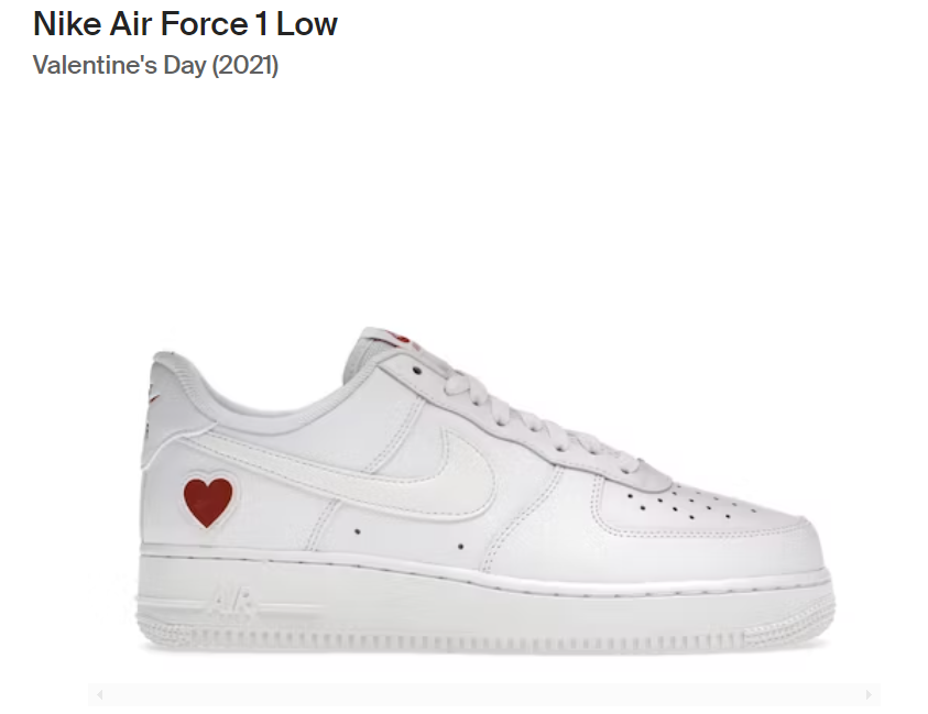 Nike Air Force 1 Low Valentine’s Day 2021 602012