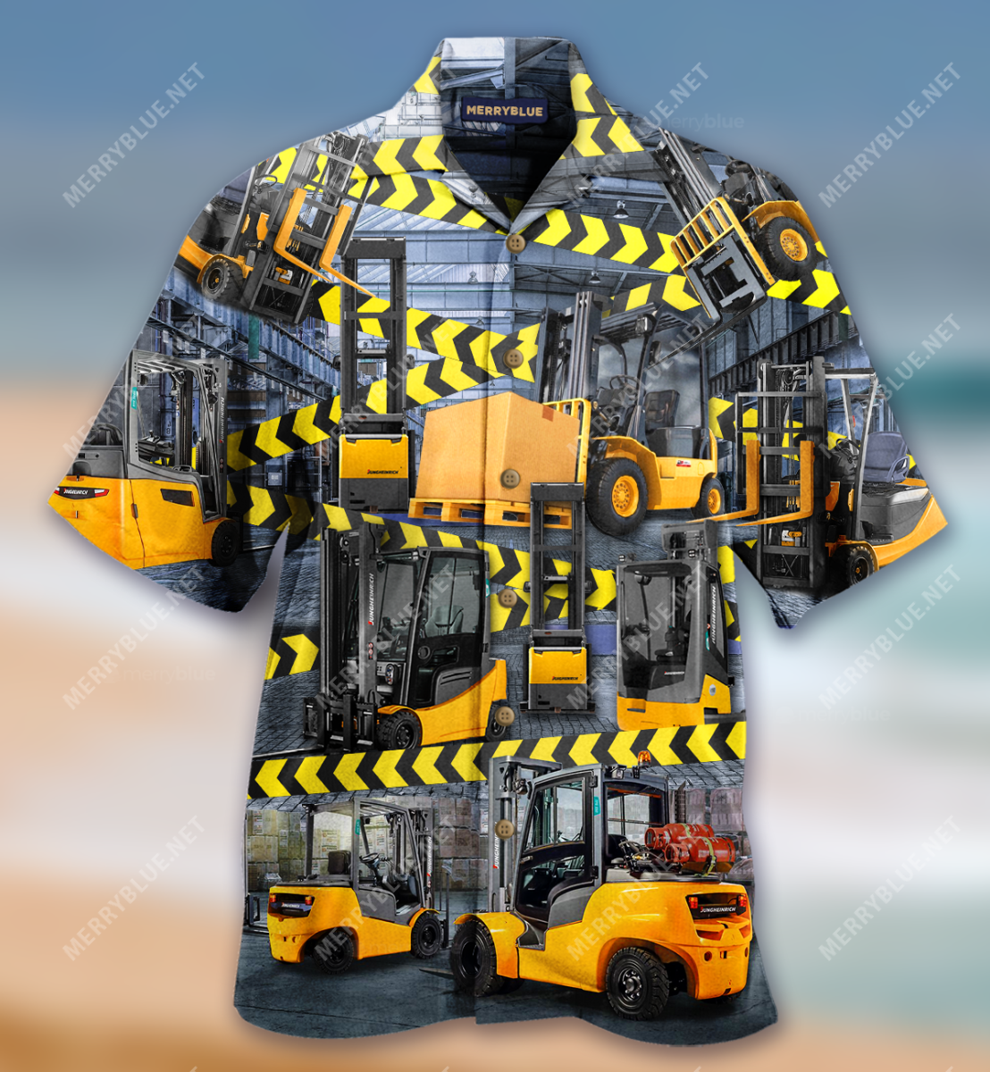 Be Forklift Trucks Are Coming Here Unisex Hawaii Shirt Ha2524