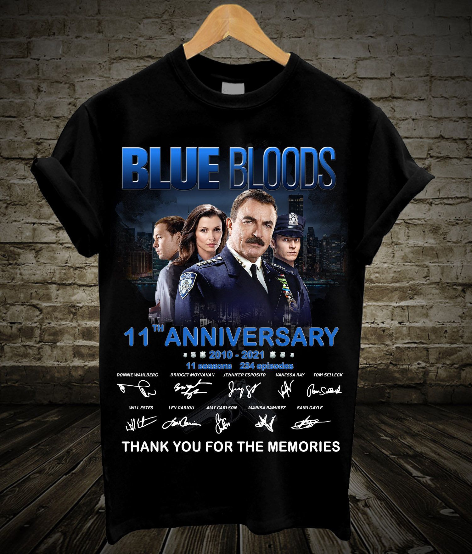 Blue Bloods Film Shirts, Limited Edition T-Shirt 2D – Spnv357