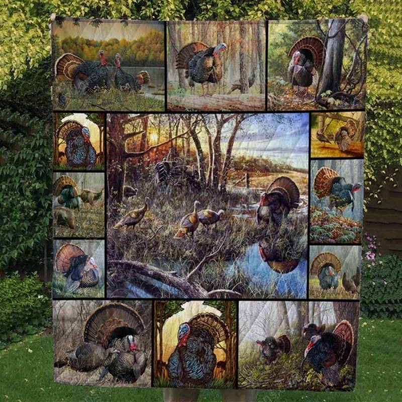 Turkey Animals Blanket TH1707 Quilt