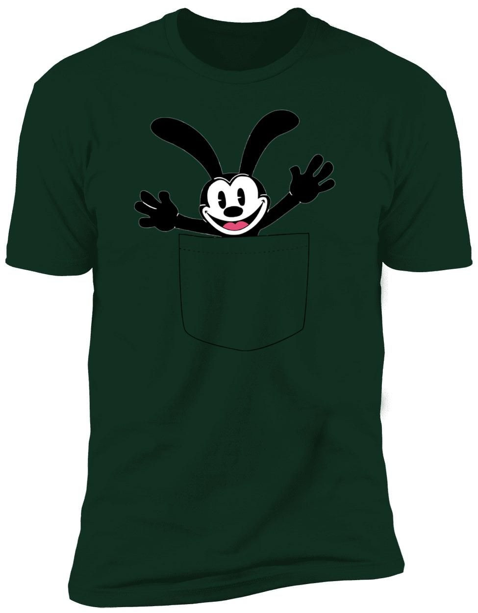 Oswald The Lucky Rabbit – Oswald The Lucky Rabbit Pocket Premium Men Shirt