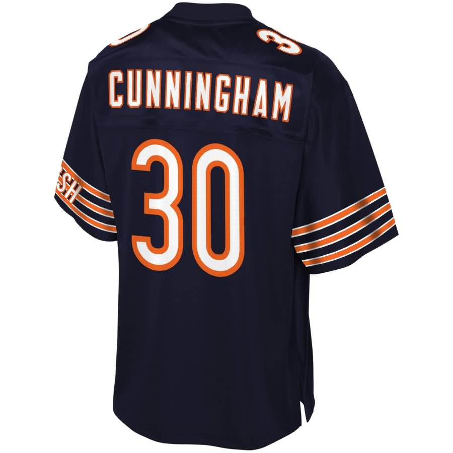 Benny Cunningham Chicago Bears NFL Pro Line Team Color Player Jersey – Navy