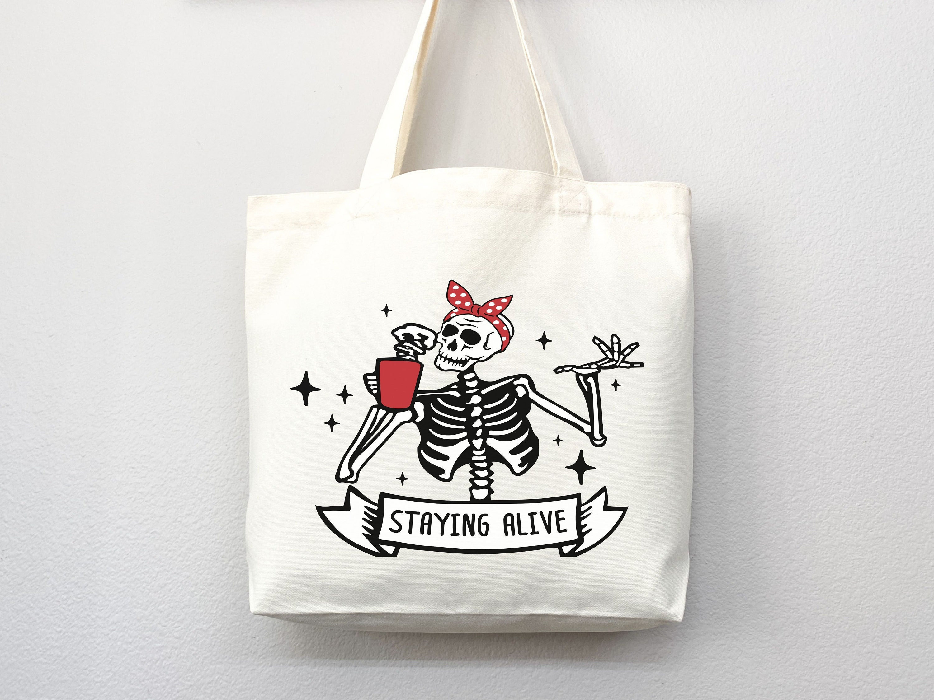 Coffee Lover Gift Funny Canvas Tote Bag Tote Bag Cute Tote Bag Everyday Tote Eco Friendly Bag Aesthetic Bag Shopper Bag Reusable Grocery Bag