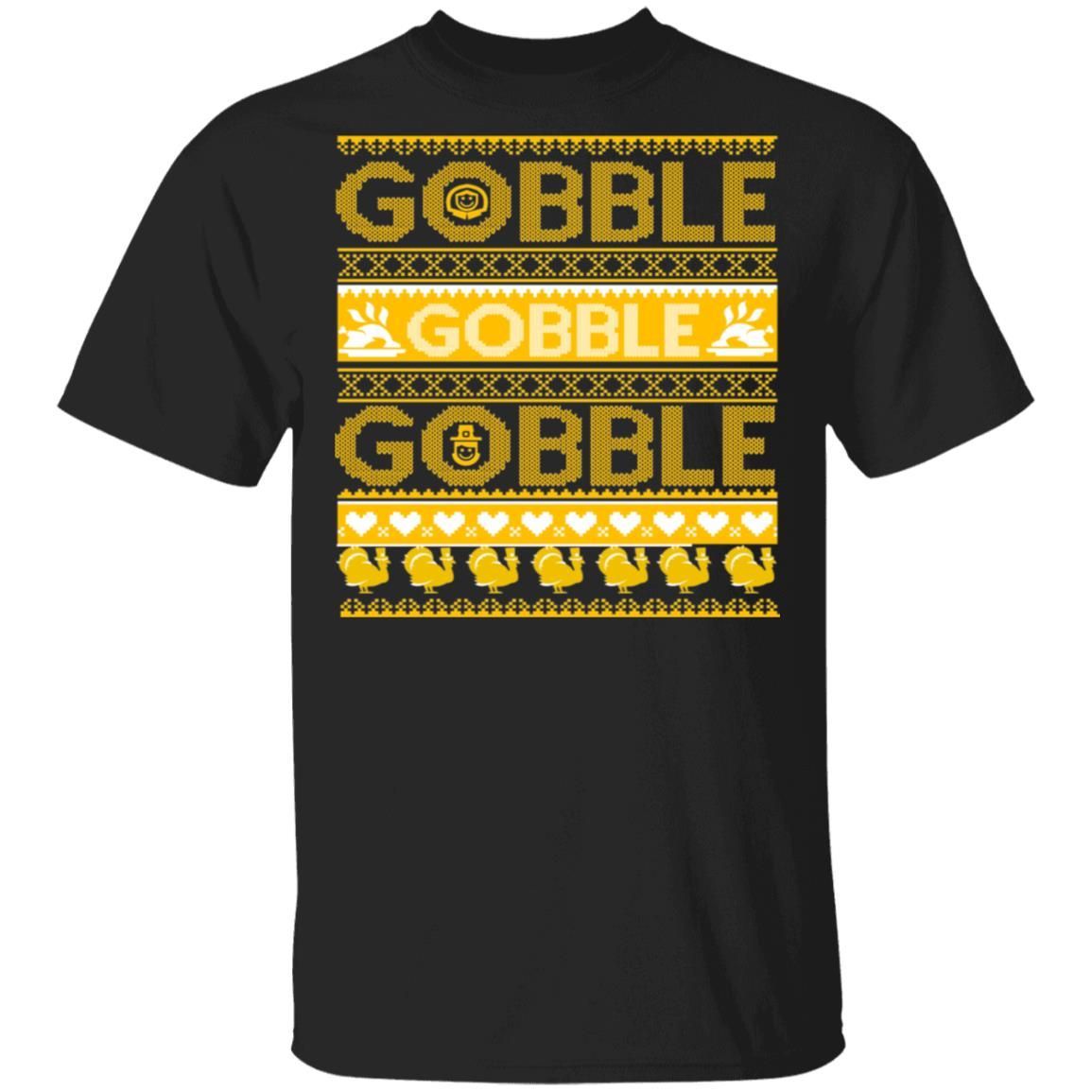 Ugly Thanksgiving Gobble Gobble Gobble Turkey Ugly Christmas Sweater