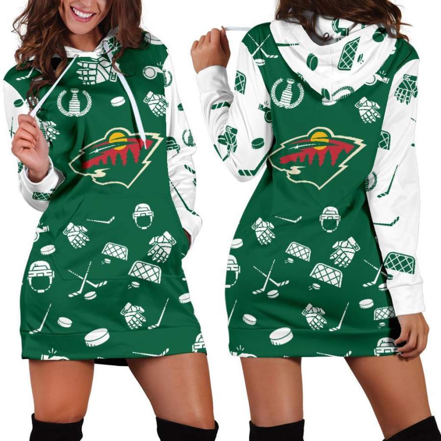 Minnesota Wild Women’s Hoodie Dress