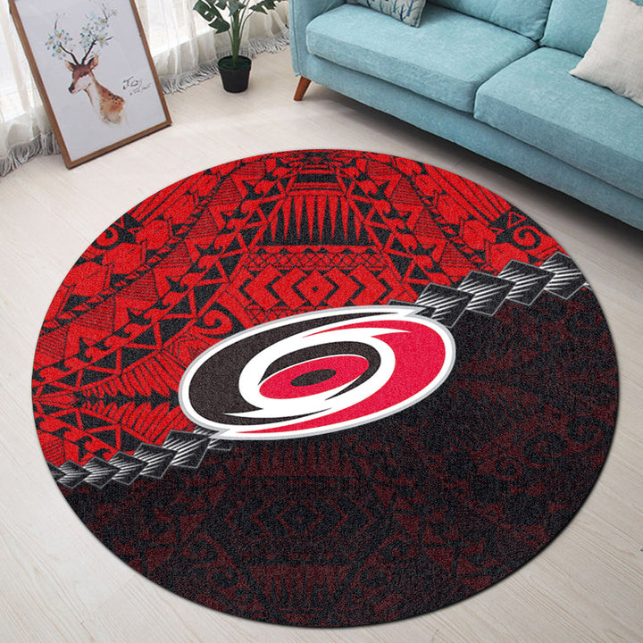 Carolina Hurricanes Round Rug 3029