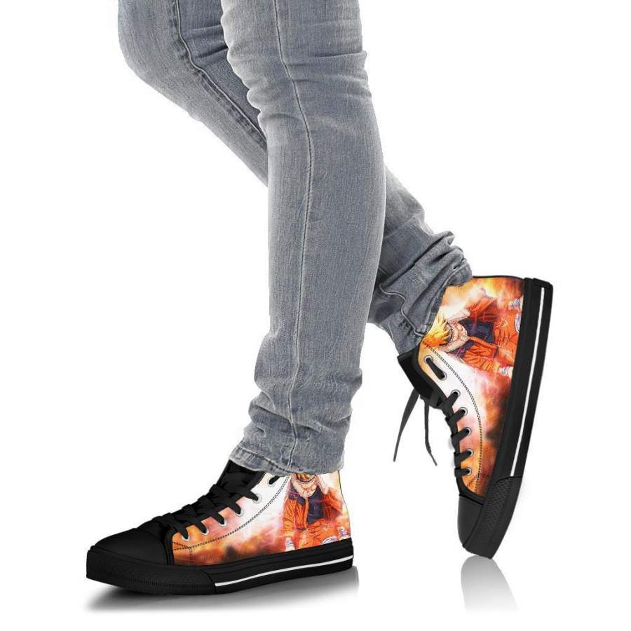 Naruto vs Sasuke High Top Shoes – Fit Fit Apparel