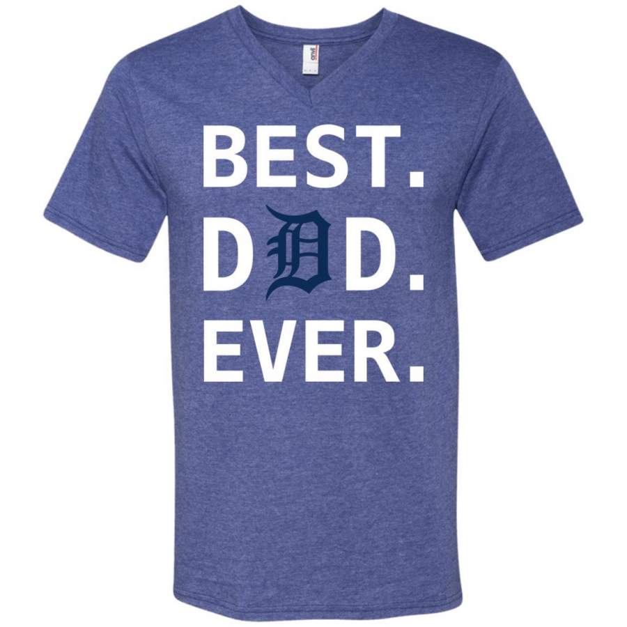 Best Detroit Tigers Dad Ever Baseball Fathers Day Shirt