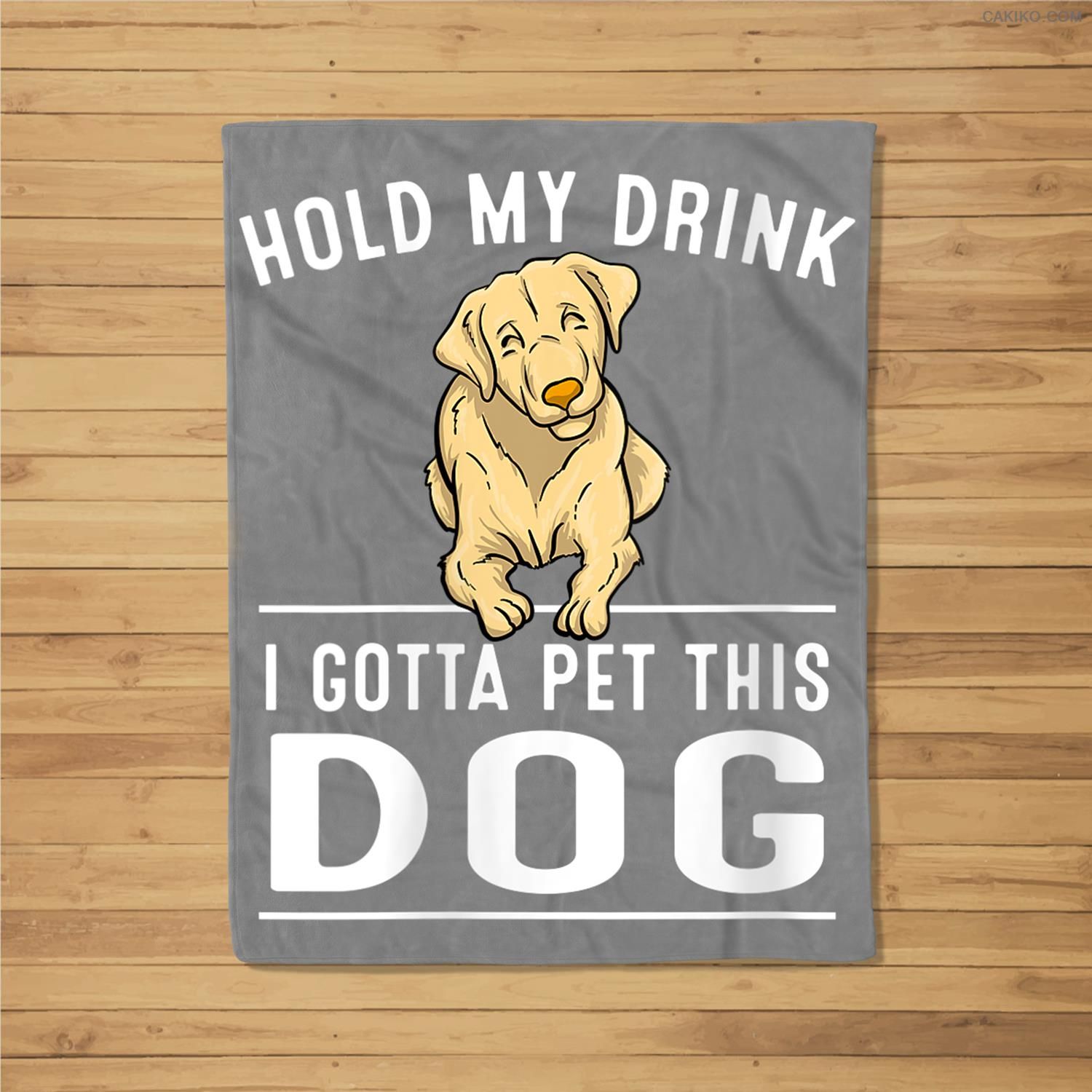 Womens Funny Dog Gifts For Men Women Wine Beer Dog Lover Groomer Fleece Blanket