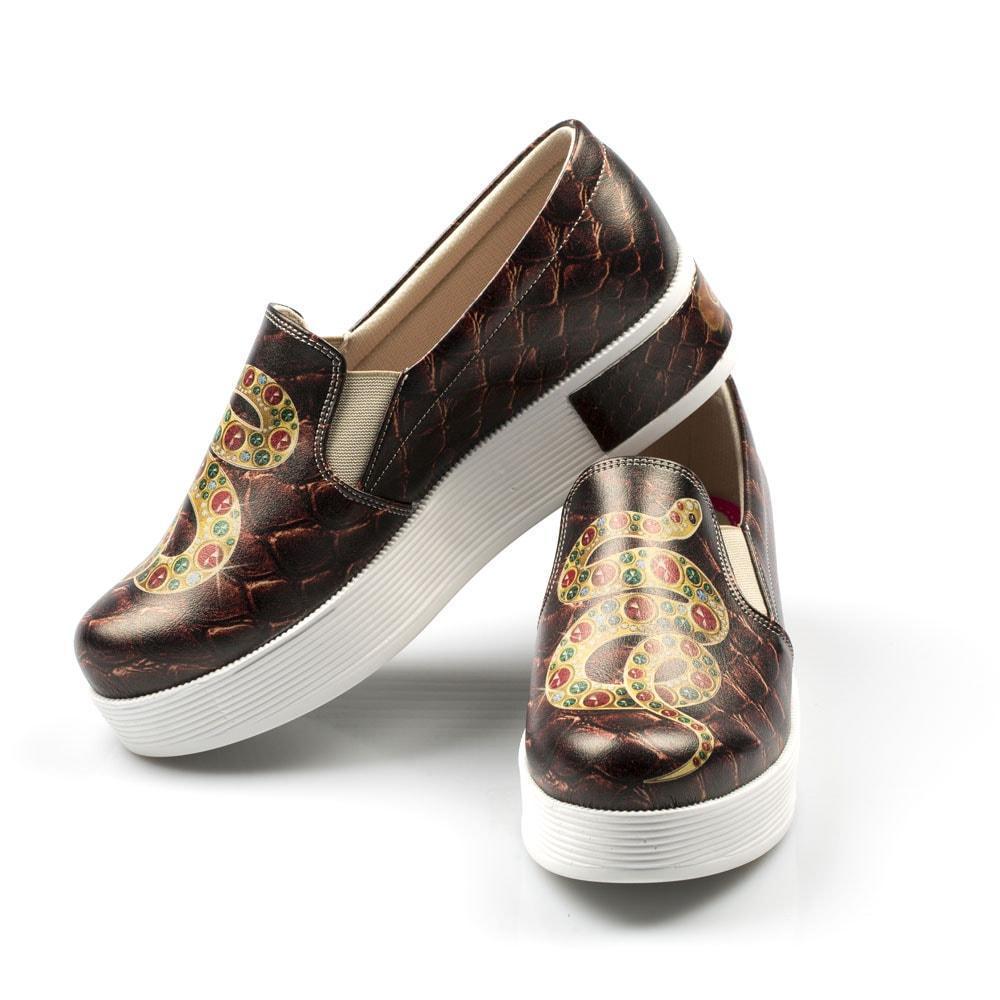 Snake Slip On Sneakers Shoes Vn4213 – No Exchange Or Return