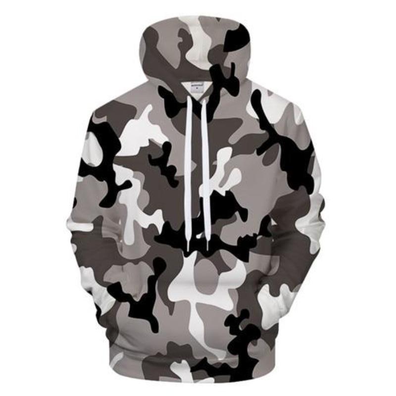 Grey Camo Hoodie – Chingontees