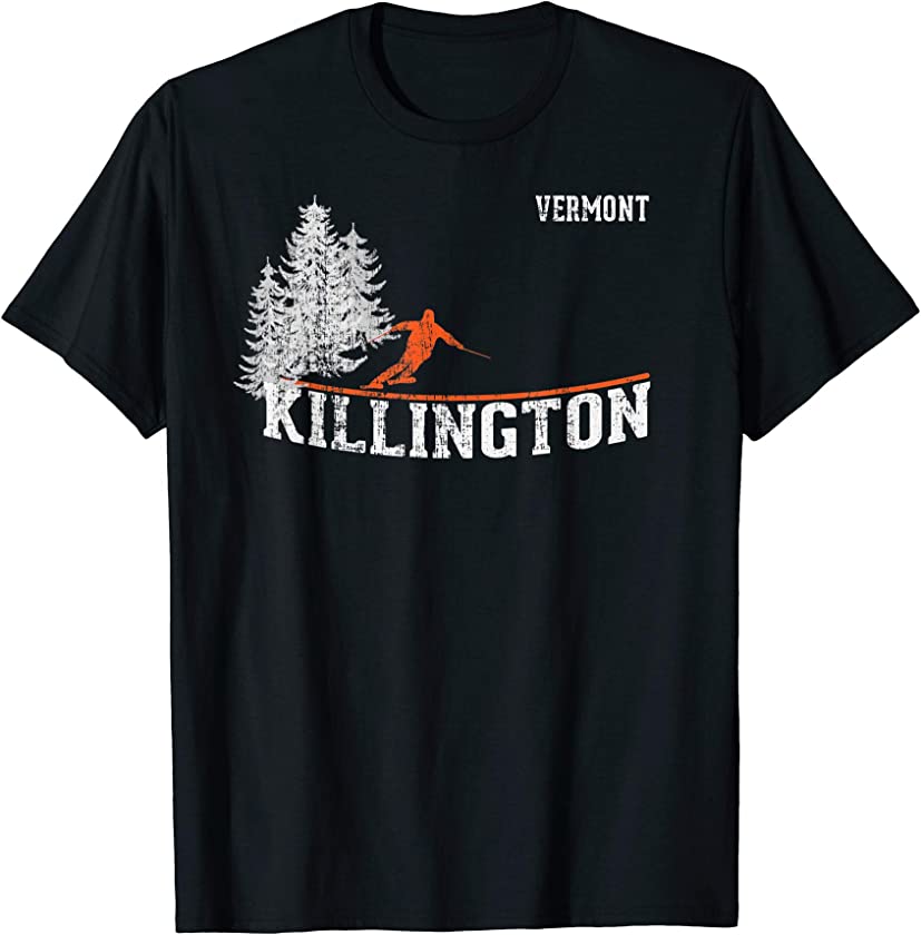 1980s Style Killington VT Vintage Skiing T-Shirt