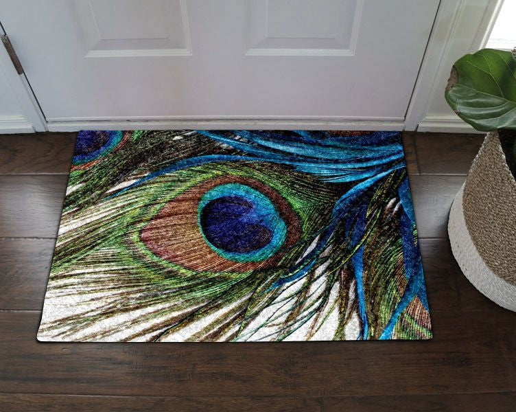 Apayprints – Peacock 3D All Over Printed Doormat